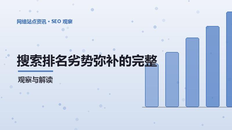 搜索排名劣势弥补的完整方法与步骤