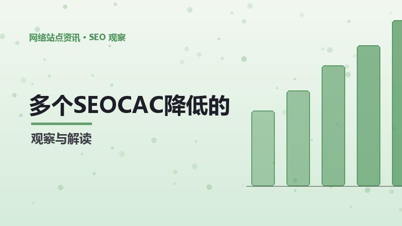多个SEOCAC降低的核心要点