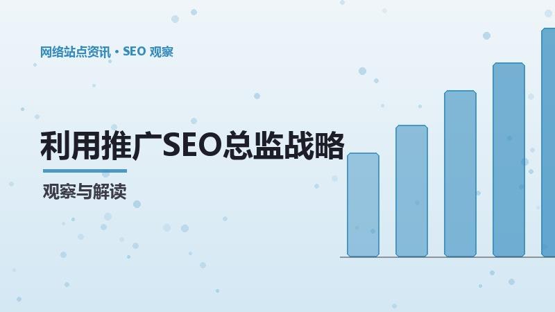 利用推广SEO总监战略：数据驱动的决策框架